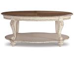 Signature Design by Ashley Realyn Casual Cottage Coffee Table, Antique White & Brown