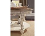 Signature Design by Ashley Realyn Casual Cottage Coffee Table, Antique White & Brown