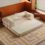 Customizable All-sponge sofa, corduroy freely combinable fabric small-sized dual-purpose foldable sofa bed