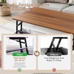 Korser Lift Top Coffee Table with Storage, 31.5" Farmhouse Square Coffee Tables for Living Room, Wood Center Table with Large Hidden Storage Compartment and Gas Strut Lift Top, White