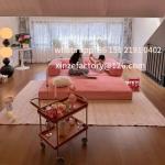 Customizable All-sponge sofa, corduroy freely combinable fabric small-sized dual-purpose foldable sofa bed