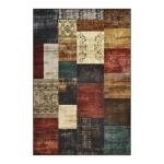 Tepook Modern Area Rug for Living Room, 6x9 Geometric Large Rugs for Bedroom, Washable Patchwork Rug Indoor Non-Slip Throw Carpets for Dining Room Office Farmhouse Home Decor, Multi