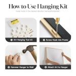 Framed Blue Gray Abstract Wall Art Set of 2, Modern Minimalist Circle Line Canvas Artwork for Walls, Contemporary Abstract Paintings Prints for Living Room Bedroom Office Hallway Wall Decor, 24x36 In