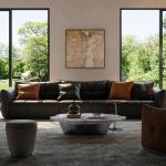 Leather Replica Living Room Sofas Designer Modern Armchair Living Room Sofas Relaxing Filling Tumbonas Playa Trendy Furniture