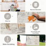 8x10 Area Rugs for Living Room - Washable Rug Modern Abstract Soft Large Neutral Non-Slip Carpet Indoor Floor Stain Resistant Thin Carpets for Bedroom Dining Room Farmhouse Nursery Home Office Multi