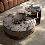 Drawer Style Coffee Table Decoration Designer Minimalist Storage Coffee Table Black White Space Meuble Salon Furniture For Home