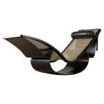 Modern Minimalist Luxury Rattan Woven Chaise Loungers Solid Wood  Leisure Chair for  Outdoor Patio Living Room Apartment Use