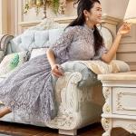 Relaxing Cozy Fancy Sofas Living Room Lazy Velvet Hotel Recliner Puffs Sofa Modern Nordic Designer Divani Da Soggiorno Furniture