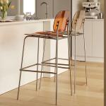 Ergonomic Transparent Bar Stools Reception Outdoor Designer Balcony Dining Chairs Party Sillas Para Comedor Salon Furniture