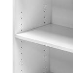 FURINNO Wright 3-Shelf Bookcase, Soft White