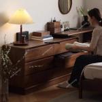 Modern Drawers Vanity Table Makeup Bedroom Bedside Study Living Room Dressing Table Wood Vintage Penteadeira Home Furniture