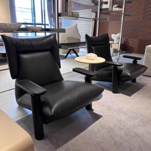 Designer Trending Living Room Chairs Black Classic Single Relaxing Chairs Living Room Comfy Fauteuil Salon Furniture Home