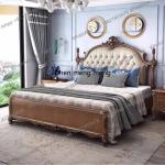 F150Legs Elegant Large Double Bed Bedside Table Decor Loft Bedroom Double Bed Frames Headboards Camas De Dormitorio Furniture Ho