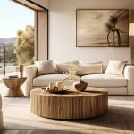 -Gold Plus Supplier Luxury Easy Clean Space Saving Round Oval Snack Coffee Table Of The Room