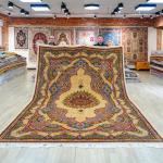 250x350cm High-end Persian Silk Carpets Living Room Large Medallion Handmade Oriental Rugs for Villa Bedroom Luxury Home Decor