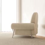 White Low Living Room Chairs Sofa Nordic Arm Luxury Modern Reading Throne Beauty Chairs Bar Stools Poltrona Hotel Furniture