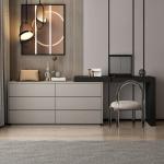 Black Large Vanity Dressers for Bedroom Table Wood Mirror Desk Study Bedside Table Drawers Modern Vestidores Home Furniture