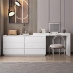 Black Large Vanity Dressers for Bedroom Table Wood Mirror Desk Study Bedside Table Drawers Modern Vestidores Home Furniture