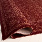 SAFAVIEH Area Rug 4x6 - Vintage Overdye Collection - Red, Non-Shedding & Easy Cleaning, Ideal for Living Room, Bedroom, Dining Space (VOD800P)