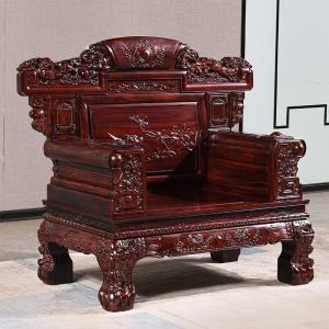 Mahogany furniture rosewood 95 supreme sofa Chinese living room broad-leaved rosewood Ming and Qing classical sofa