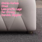 Top-grain Leather Double Bed Soft Backrest Headboard Bed 2 People King Size Frame Bedside Table Nordic Design Bedroom Furniture