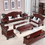 Mahogany furniture rosewood 95 supreme sofa Chinese living room broad-leaved rosewood Ming and Qing classical sofa