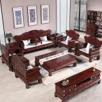 Mahogany furniture rosewood 95 supreme sofa Chinese living room broad-leaved rosewood Ming and Qing classical sofa