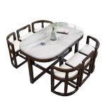 #Wooden Modern Dining Room Sets 6 Chairs Eclectic Large Kitchen Console Table Chairs Chinese Mesas De Comedor Kitchen Furniture