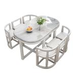 #Wooden Modern Dining Room Sets 6 Chairs Eclectic Large Kitchen Console Table Chairs Chinese Mesas De Comedor Kitchen Furniture