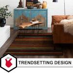 Mohawk Home Boho Stripe 5' x 8' Area Rug - Multicolor - Perfect for Living Room, Dining Room, Office