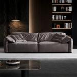 l # Wholesale factory supplier Modern Style quality Sanded velvet fabric sofa sets for living room indoor Three seats sofa