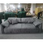 l # Wholesale factory supplier Modern Style quality Sanded velvet fabric sofa sets for living room indoor Three seats sofa