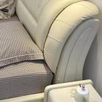 Eco-friendly Leather Fashion Bed Storage Decor Aesthetic Double Bed Frame Soft Backrest Bedside Table Drawers Bedroom Furniture