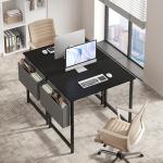 OLIXIS Computer Desk 31 Inch Home Office Desks for Small Spaces, Gaming Writing Study Work Table with Storage Bag for Bedroom, Black