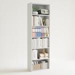 GarveeLife Tall Bookcase Dresser, 6 Shelf Standing Bookshelf, 6 Tier Open Shelf Wooden Bookcase, Floor Standing Display Storage Shelves