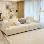 #zWhite Mid Century Living Room Sofas Modern Filling Minimalist Luxury Pouf Living Room Sofas Couch Muebles Garden Furniture Set