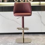 Reception Desks Luxury Bar Stools Minimalist Nordic Swivel Leather Bar Chairs Soft Rocking Taburete Alto Garden Furniture Sets