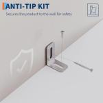 GarveeLife Tall Bookcase Dresser, 6 Shelf Standing Bookshelf, 6 Tier Open Shelf Wooden Bookcase, Floor Standing Display Storage Shelves