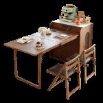 #For High Quality Furniture Dining Table Set 4 Chairs Kitchen Island Folding Dining Table and Chairs*