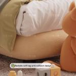 Cat Paw Design Double Bed Luxury Modern Bedroom Bed Decor For Teen Girls Art King Size Frame Bedside Table House Furniture Sets