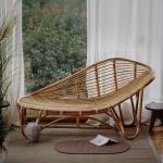 Nordic Rattan Lounge Recliner Living Room Lazy Comfortable Leisure Chairs Sofa Chaise Adult Bedroom Sillon Furniture Home