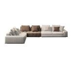 New Arrival New Arrival Italian Lawrence Fabric Sofa Minimalist Designer Living Room Size Unit Modern Sofa Corner Combination