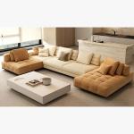 New Arrival New Arrival Italian Lawrence Fabric Sofa Minimalist Designer Living Room Size Unit Modern Sofa Corner Combination