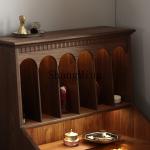 SM new home high value retro dresser bedroom bedside dressing black walnut small apartment dressing table