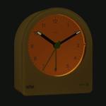 Braun Classic Analogue Alarm Clock with Snooze and Continuous Backlight, Quiet Quartz Movement, Easy to Read Dial, Crescendo Beep Alarm in Yellow, Model BC22Y.