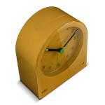 Braun Classic Analogue Alarm Clock with Snooze and Continuous Backlight, Quiet Quartz Movement, Easy to Read Dial, Crescendo Beep Alarm in Yellow, Model BC22Y.