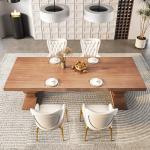 Wooden Unique Event Table Chairs Home Party Study Nordic Kitchen Dining Table Coffee Rectangular Mesa De Jantar Home Furniture