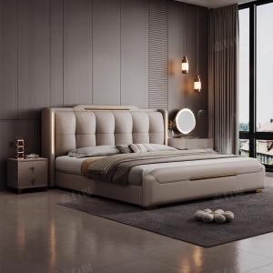 Unique Nordic Bed Bedside Table Aesthetic Bedroom Storage Bed Double Headboards King Meubles De Chambre Home Accessories