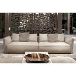 Sofa luxury living room sofa leather brown set Italian design luxury modern sofa leather living room furniture
