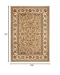 SAFAVIEH Lyndhurst Collection Area Rug - 9' x 12', Beige & Ivory, Traditional Oriental Design, Non-Shedding & Easy Care, Ideal for High Traffic Areas in Living Room, Bedroom (LNH212D)